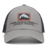 Simms Trout Icon Trucker Kappe cinder Vorderansicht