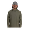 Simms Tongass Rain Cap Regenkappe steel Vorderansicht