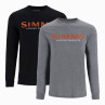 Simms Logo Shirt LS Langarm-Shirt
