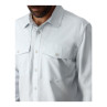 Simms No-See-Um BugStopper Shirt bimini blue heather Detail Brusttaschen