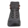Simms Flyweight Boot Watschuh steel grey Vibram Ansicht Zehenkappe