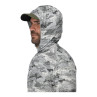 Simms BugStopper Solarflex Hoody Kapuzenpullover shroud sterling Details Kapuze