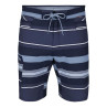Simms Seamount Board Shorts huckleberry stripe Vorderansicht