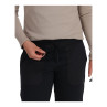 Simms Womens Thermal Jogger black Detail Kordelzug am Hueftbund