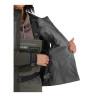 Simms Womens G3 Guide Watjacke gunmetal Detail Pass through-Reissverschluss