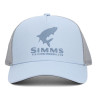 Simms Double Haul Trucker bimini blue Vorderansicht