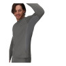 Simms Strata 160 Crew dark grey heather Stofftechnologie Achselbereich