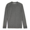 Simms Strata 160 Crew dark grey heather Rundkragenshirt
