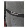 Simms Strata 160 Bottom dark grey heather Detail Hueftbund