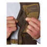 Simms Headwaters Vest hickory Detail Innentaschen