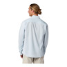 Simms Launch Shirt bimini blue heather Rueckseite