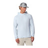 Simms Solarflex Hoody bimini blue Vorderansicht
