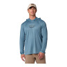 Simms Tech Hoody Artist Serie albacore Tarpon Vorderansicht