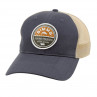 Simms Kappe Patch Trucker Cap dark moon für Fliegenfischer bei Flyfishing Europe