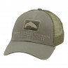 Simms Kappe Trout Icon Trucker Cap tumbleweed