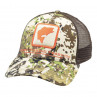 Simms Kappe Bass Icon Trucker Cap river camo