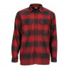 Simms Coldweather Shirt Hemd auburn red plaid