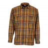 Simms Coldweather Shirt Hemd dark bronze admiral plaid