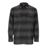 Simms Coldweather Shirt Hemd black slate plaid