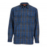 Simms Coldweather Shirt Hemd rich blue admiral plaid