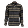 Simms Gallatin Flannel Shirt Flanell-Hemd carbon stripe