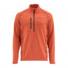 Simms Fleece Midlayer Top simms orange