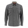 Simms Hemd Stillwater Shirt Chambray charcoal