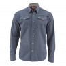 Simms Hemd Stillwater Shirt Chambray indigo