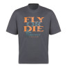 Firstfly Fly or Die T-Shirt OS grey Vorderansicht