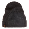 Firstfly Merino Beanie Strickmuetze dark grey Rueckseite