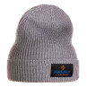 Firstfly Merino Beanie Strickmuetze light grey Vorderansicht