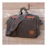 Fishpond Boulder Briefcase peat moss Aktentasche mit 10 Innen- und Aussentaschen