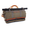 Fishpond Cimarron Wader Duffel Bag sand mit montiertem Rutenrohr