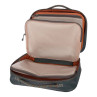 Fishpond Backwater Fly Tying Kit Fliegenbindetasche Detail interne Netztaschen durchsichtig
