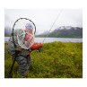 Fishpond Nomad Mid-Length Boat Net Salty Camo rueckseitig getragen