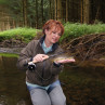 Mirjana Pavlic von Flyfishing Europe war mit einer Saracione Fliegenrolle erfolgreich.