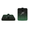Abel Vise Base in Satin Black Green Fade, Bodenplatte für Fliegenbindestock, Fliegenbindezubehör