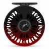 Abel Super 5 6 Fliegenrolle Black Fade Red