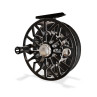Abel SDS Fliegenrolle mit Special Pike Hecht-Gravur Sonderedition, Fliegenfischerrolle, Vorderseite
