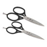 Loon Ergo Prime Scissors black mit entfernbarem Präzisionsdorn - Bindeschere