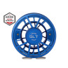 Bauer SLT Fliegenrollen blue-silver AFTMA 9-10-11 Rueckseite
