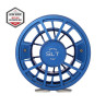 Bauer SLT Fliegenrollen blue-silver AFTMA 11-12 Rueckseite