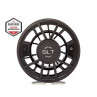 Bauer SLT Fliegenrollen black-silver AFTMA 9-10-11 Rueckseite