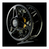 Bauer RVR Fliegenrollen black-gold Detail Bremseinstellrad