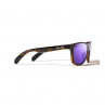 Bajio Gates Polarisationsbrille Tort Gloss violet mirror Seitenansicht