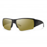 Smith Optics Captains Choice ChromaPop Polarisationsbrille mate Black/polar bronze mirror