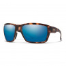 Smith Optics Highwater ChromaPop matte tortoise / polarized blue mirror Polarisationsbrille