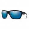 Smith Optics Highwater ChromaPop matte black / polarized blue mirror Polarisationsbrille 