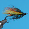 Lachsfliege gebunden mit Fuchshaar zum Fliegenbinden unter Fliegenbindematerial bei Flyfishing Europe