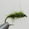 Fliege gebunden mit SLF Squirrel Dubbing grün zum Fliegenbinden unter Fliegenbindematerial bei Flyfishing Europe